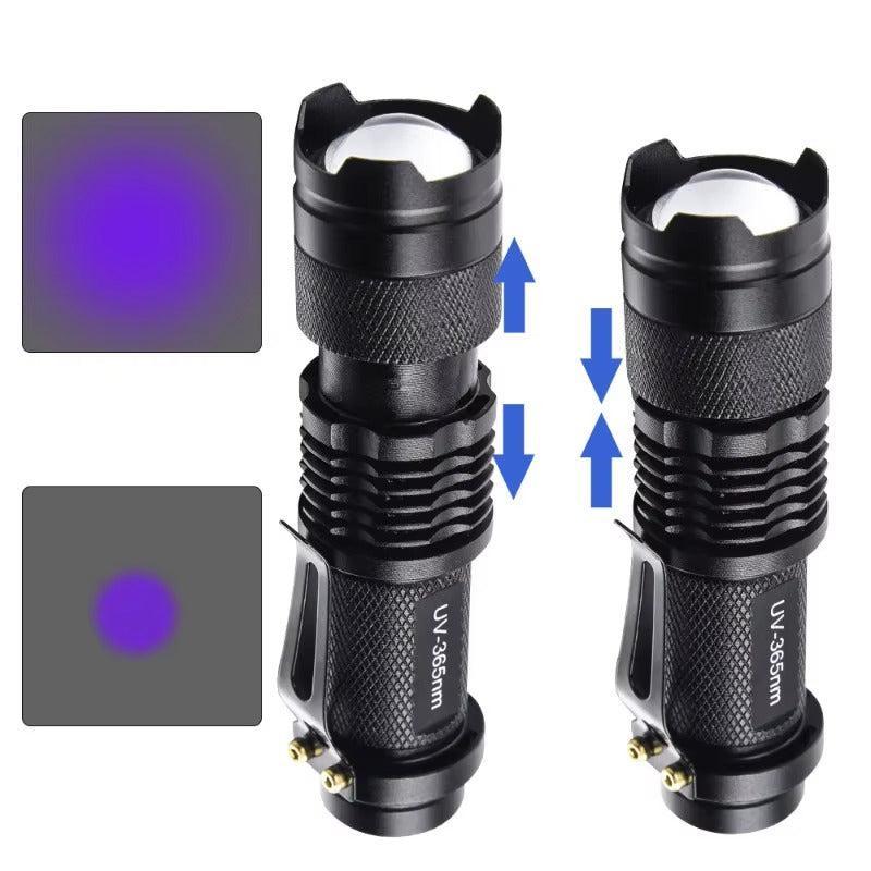 UV-365nm AA Battery Flashlight