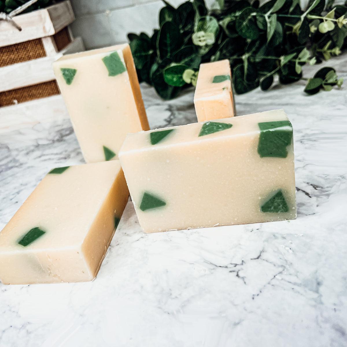 Avocado-Olive-Sunflower-Lemon - handmade soap
