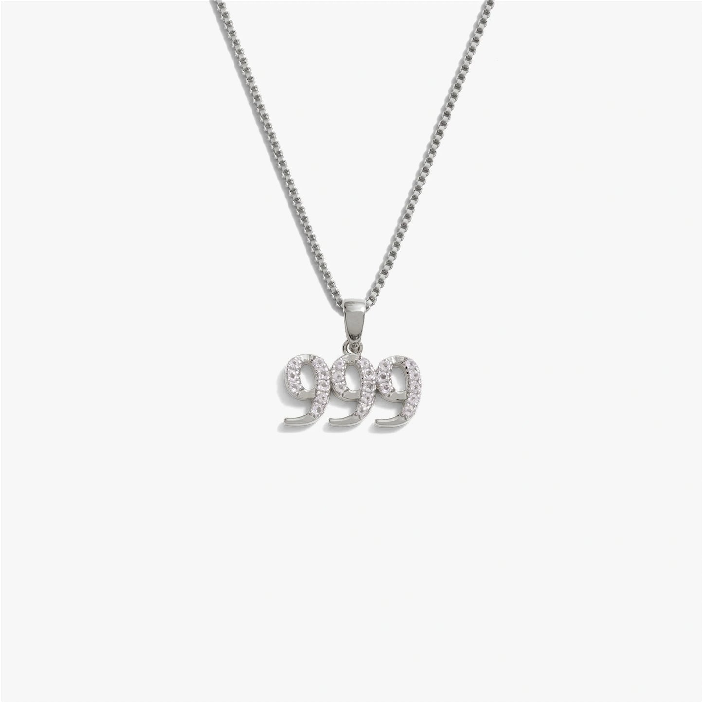 Angel Number Necklace – 925 Sterling Silver 999 Necklaces