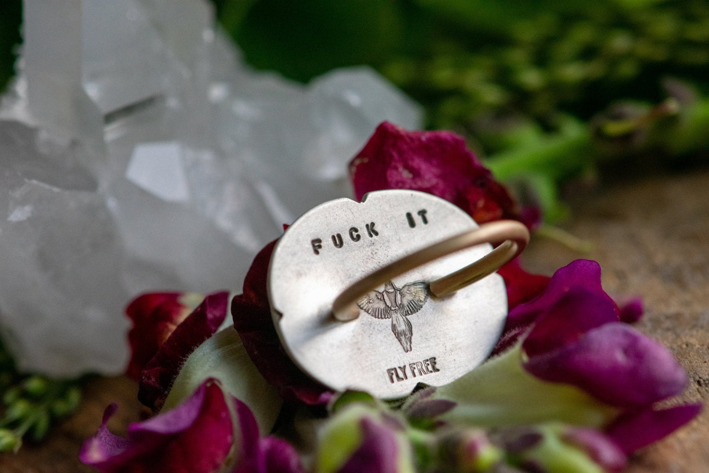 GO FOR IT MONTAN AGATE RING