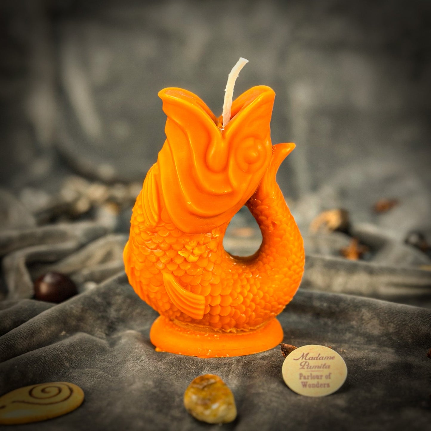 Fish Wishing Candle Spell Kit - Manifestation – Orange (Opportunity) Candle Spell Kit