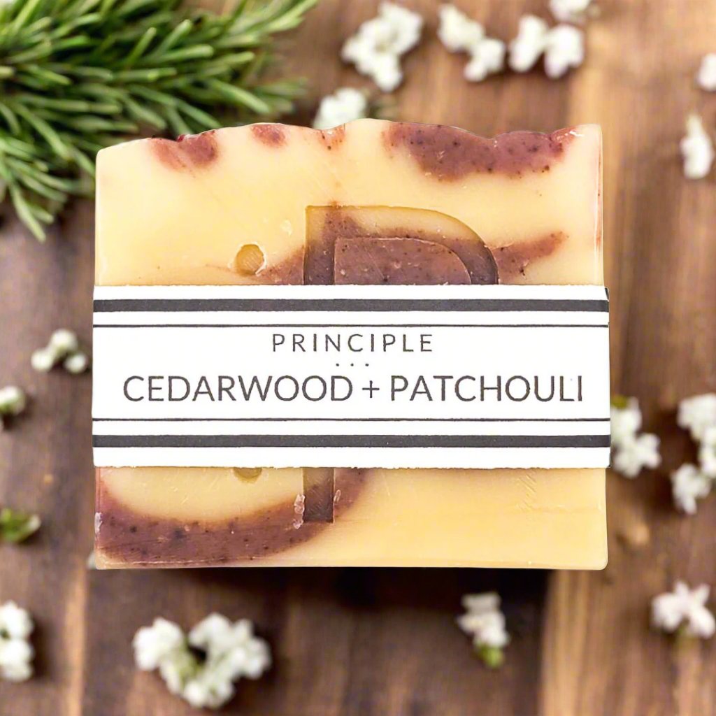 Cedarwood + Patchouli Soap Bar โ Soap