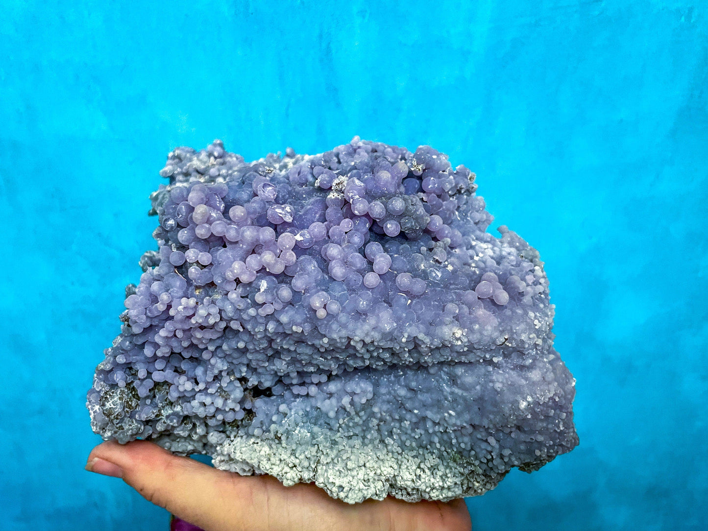 7" LARGE Purple Grape Agate –