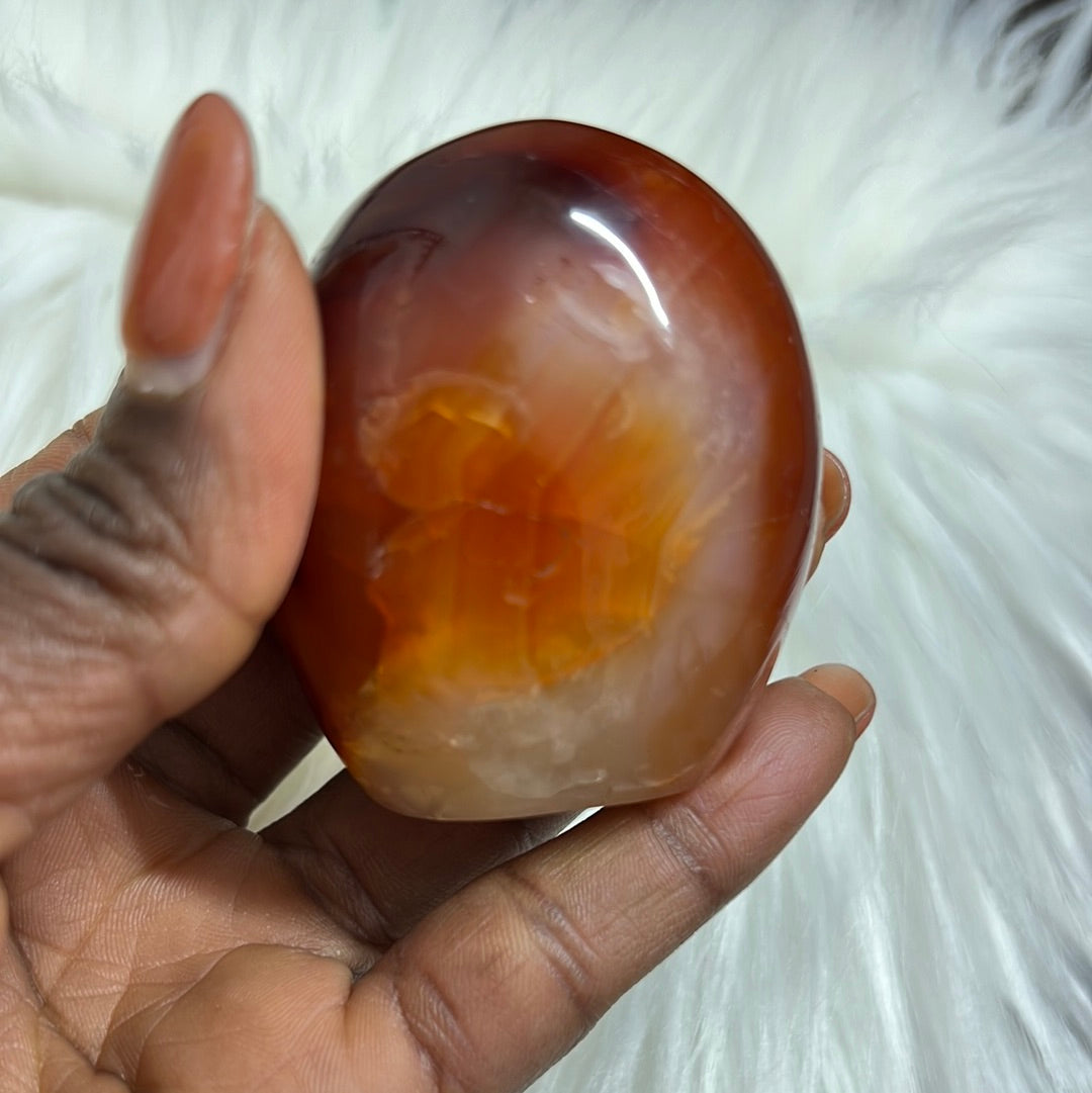 Carnelian Freeform – Large Polished Crystal for Courage & Vitality