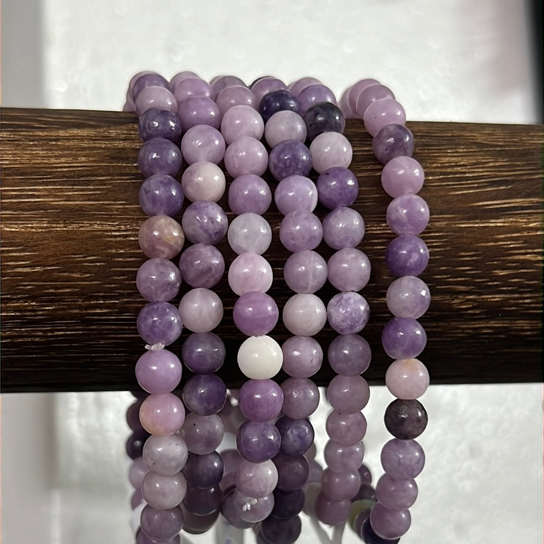 Lepidolite Crystal Bracelet - knowledge & healing