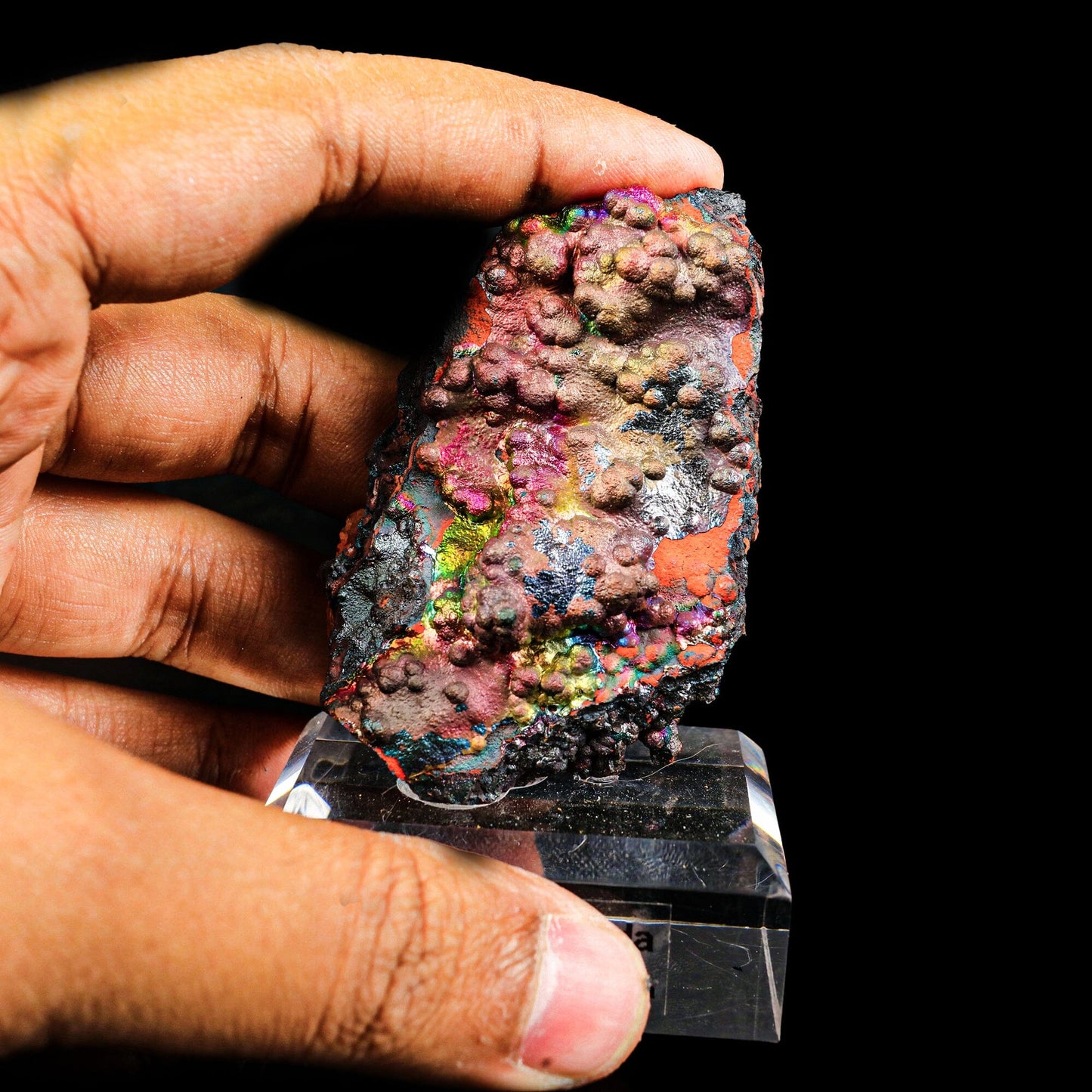 Iridescent Goethite Natural mineral Specimen –