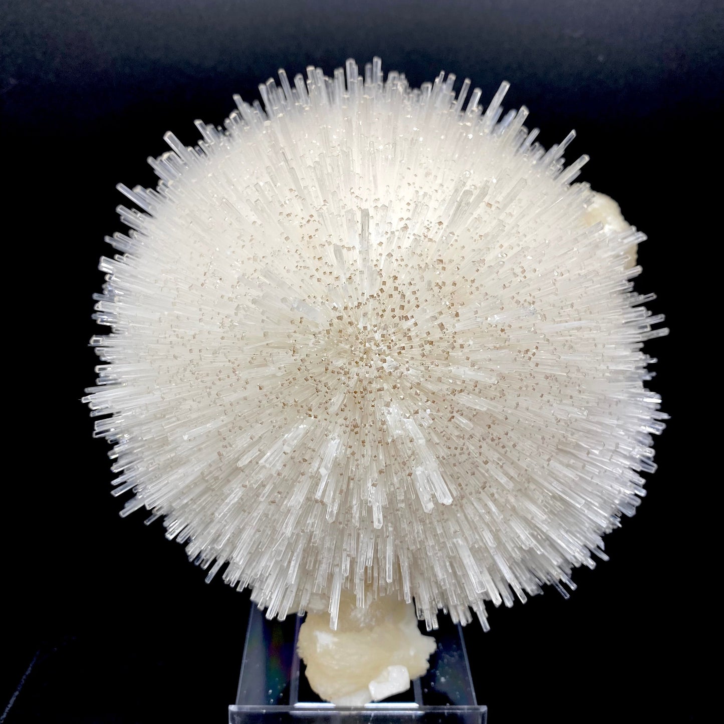 Mesolite on Mordenite Natural Mineral Specimen – Mesolite