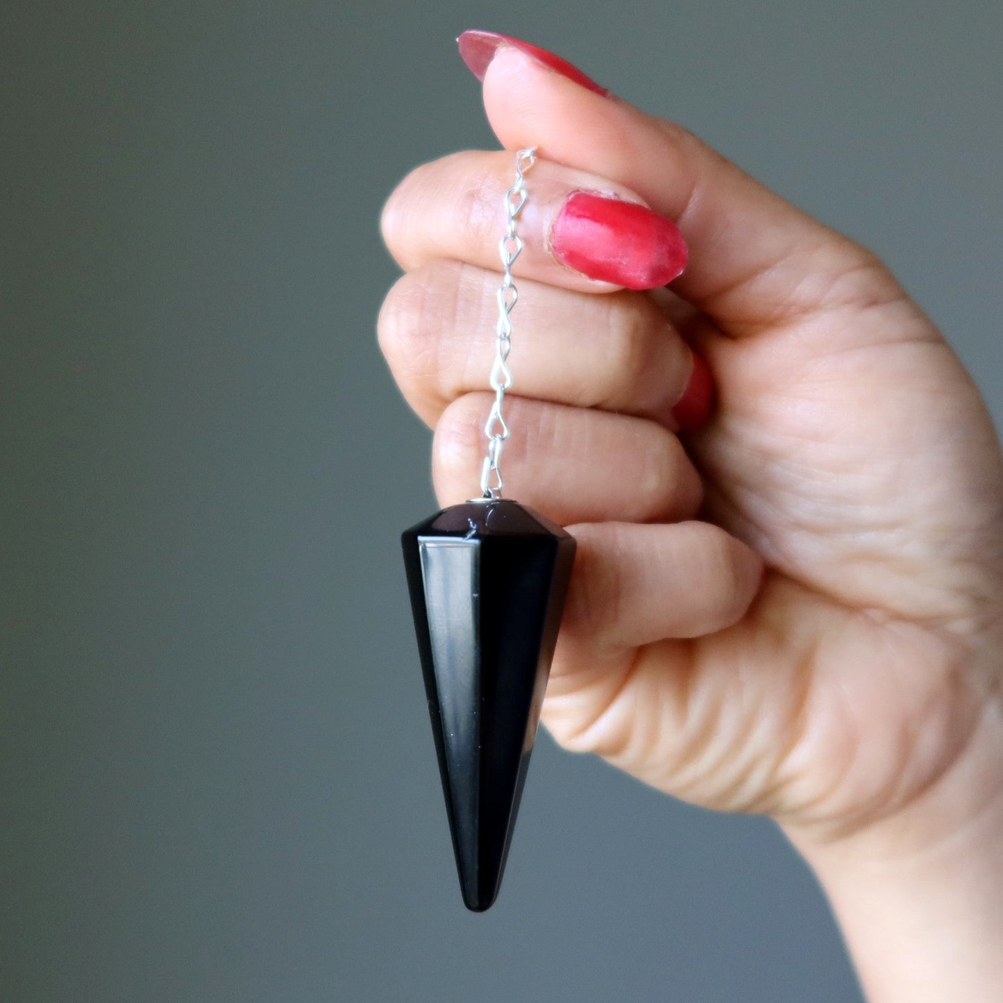 Black Obsidian Pendulum | Crystal Dowsing Tool – Pendulums