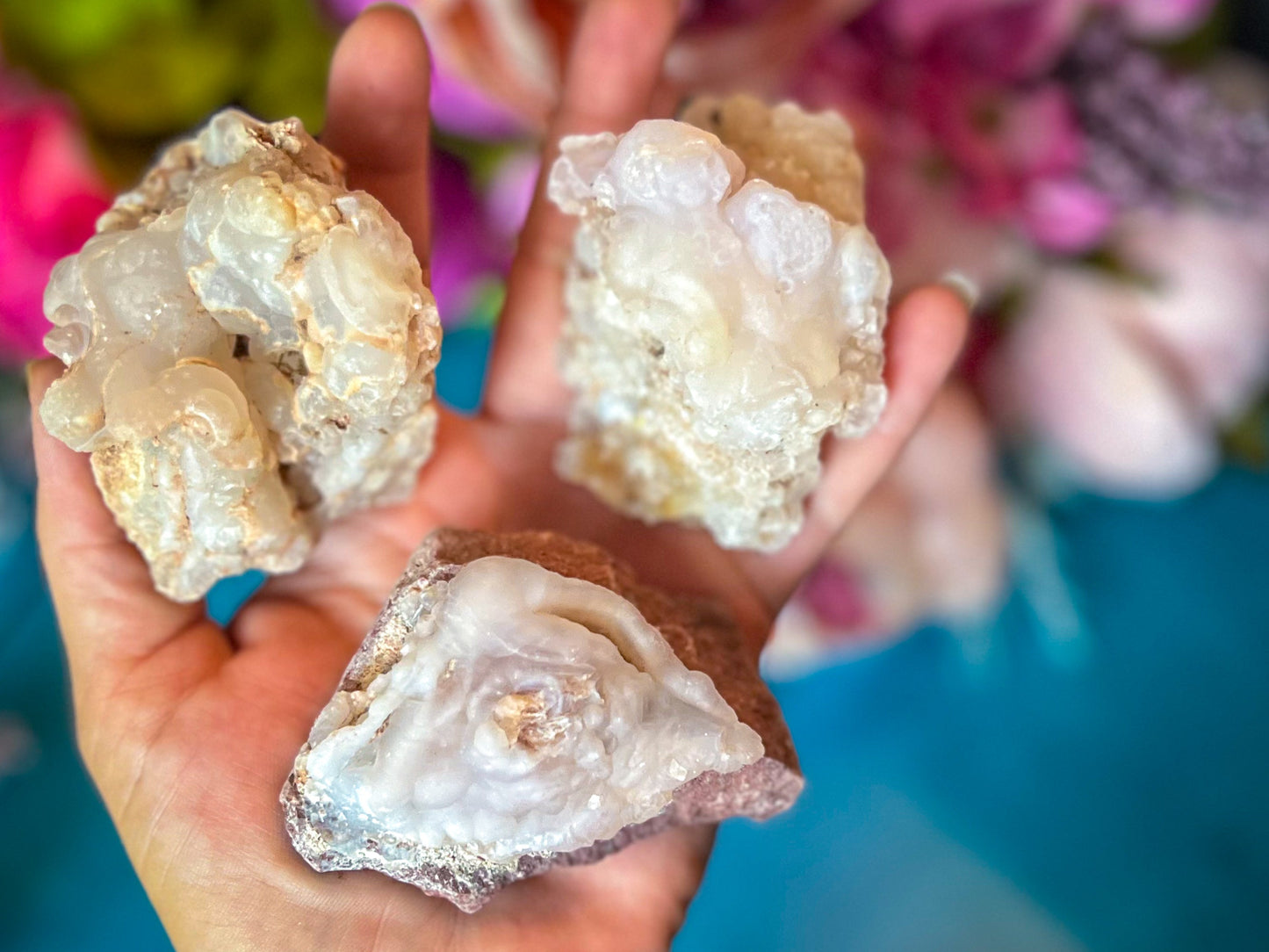 Pink Chalcedony Specimens – 75-99 Grams