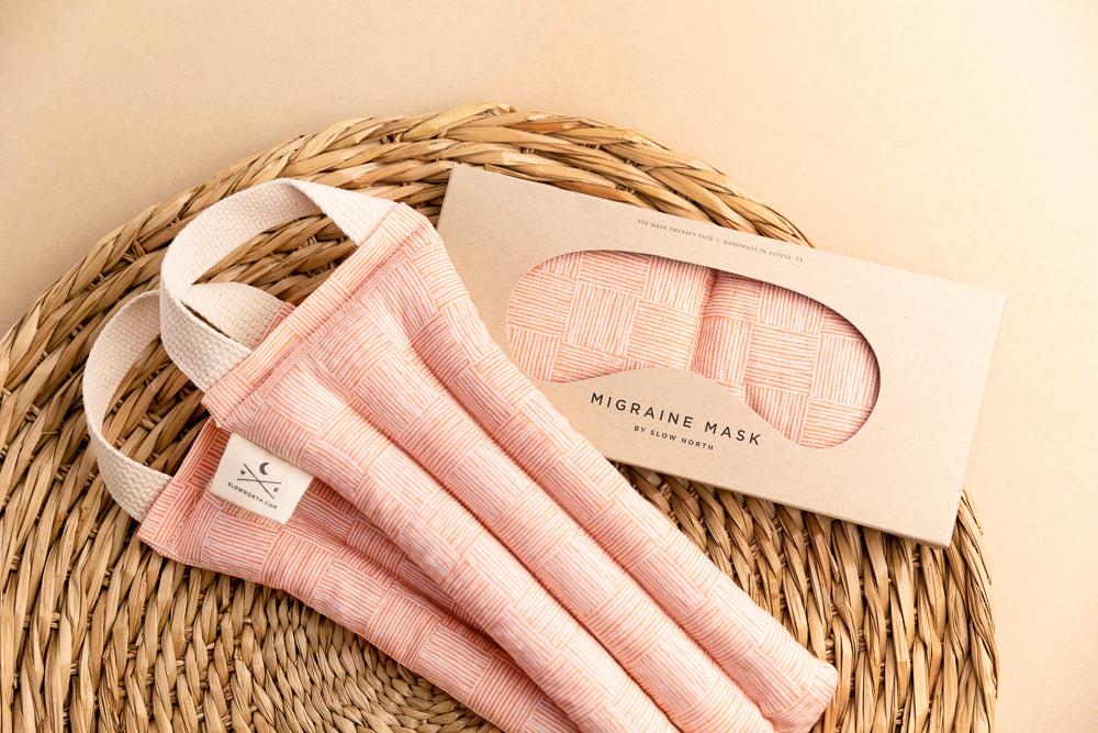 Eye Mask + Neck Wrap Bundle - Pink Pampas – Relaxation Accessories