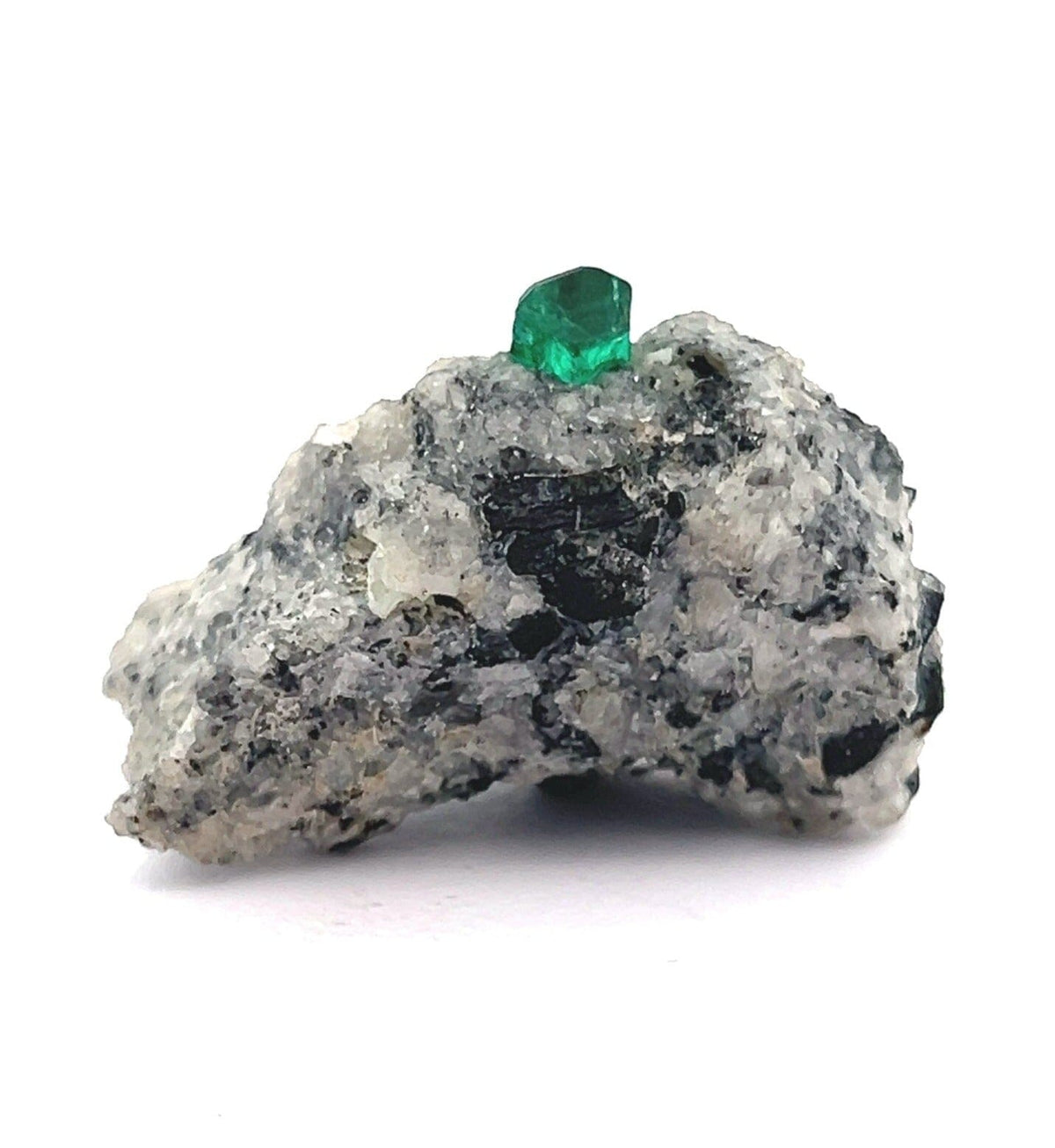 Muzo Mine Emerald Specimen - Deep Green Natural Emerald in Matrix, Colombia (# B 6827)