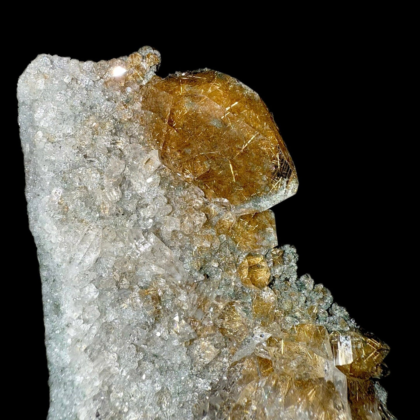 Rutile in Clear Quartz | SELF STANDING | High Quality Mineral | Indian Mineral | Superb Minerals | Fine Mineral | Collectors Piece Item – Rutile