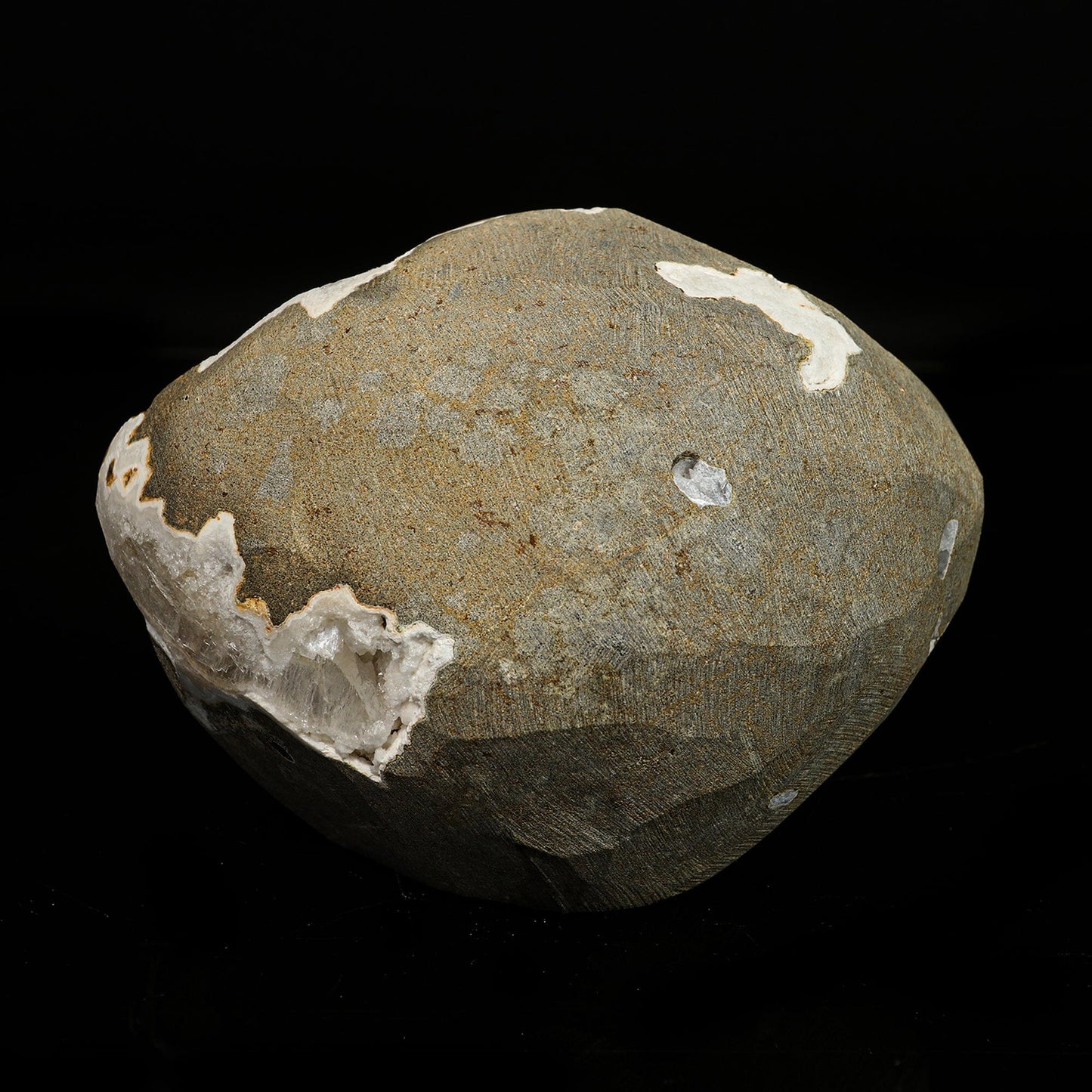 Scolecite with Heulandite in Geode Natural Mineral Specimen # B 6766