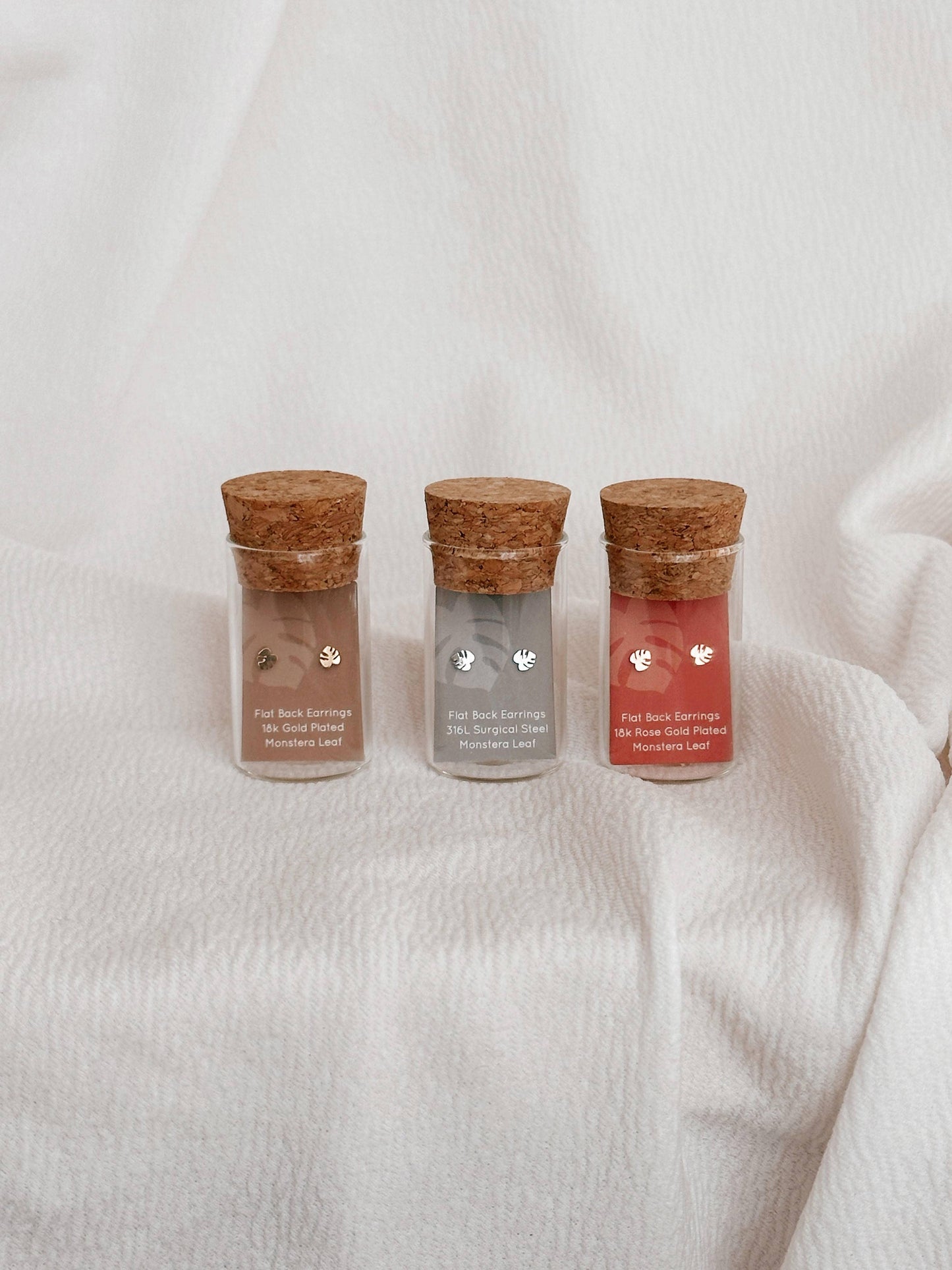 Flat Back Teeny Tiny Monstera Deliciosa Plant Studs