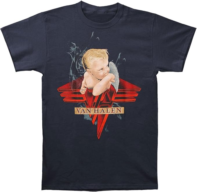 Van Halen Angel Smoking T-Shirt - Official – XXL Men's T-shirts