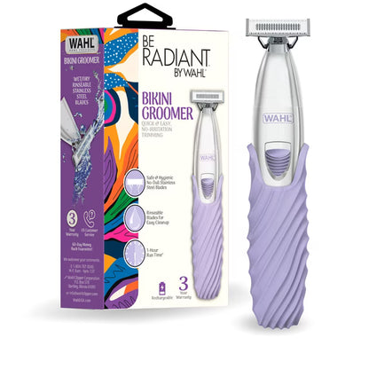 Wahl Be Radiant Rechargeable Bikini Groomer, Purple –