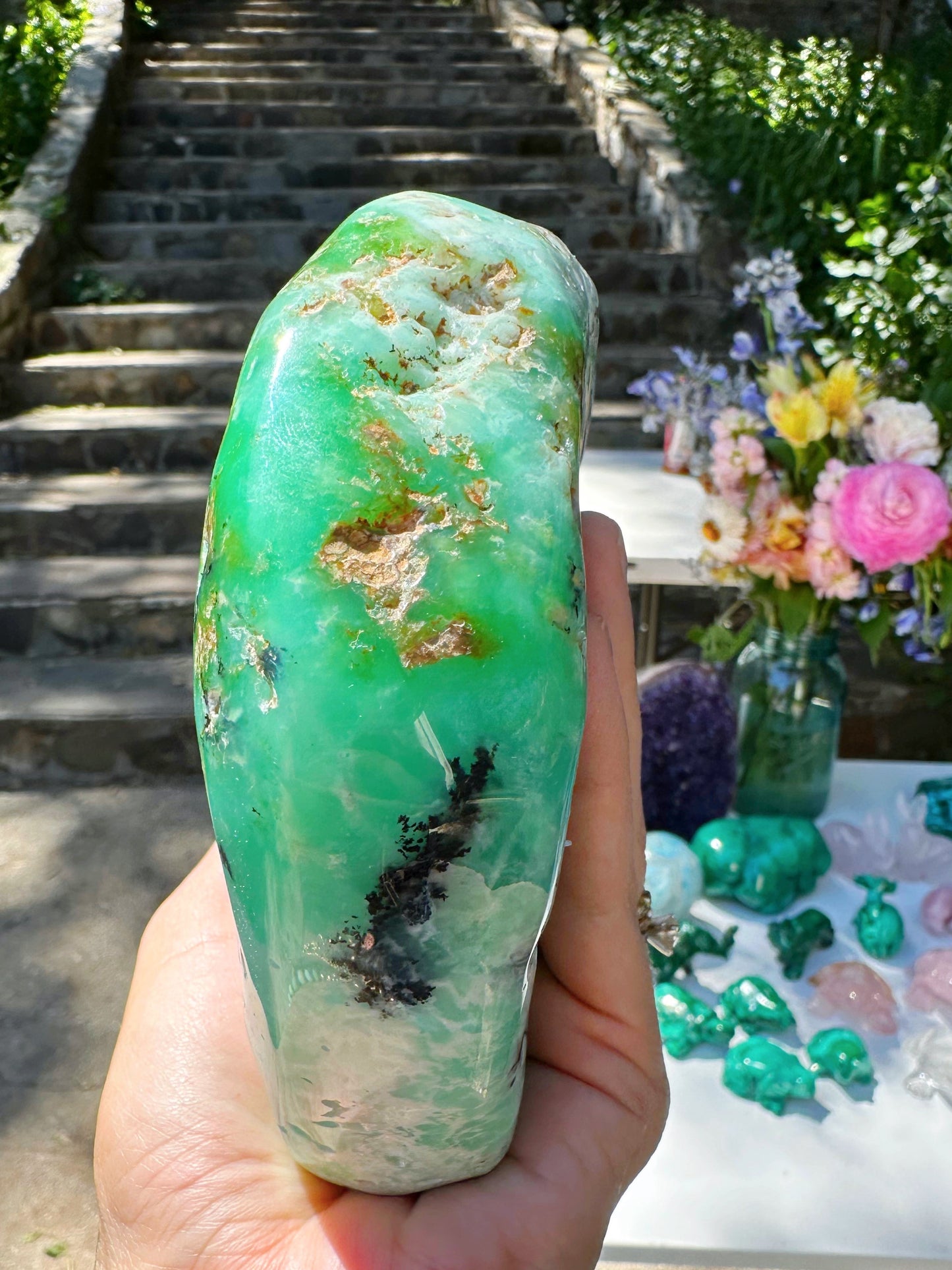 Chrysoprase Freeform - from Australian –