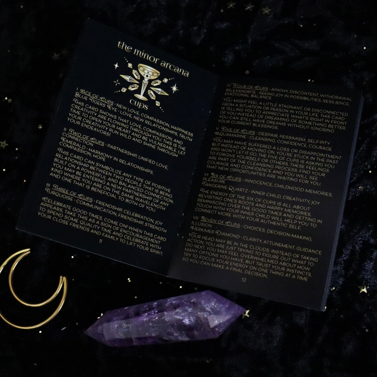 GOLD Crystalstruck Tarot© Card Deck –