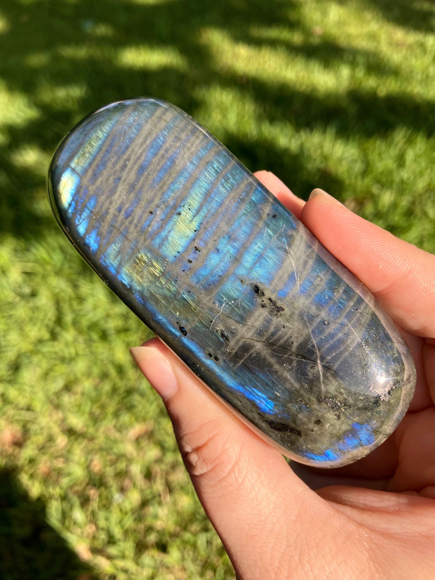 Labradorite Palm Stone