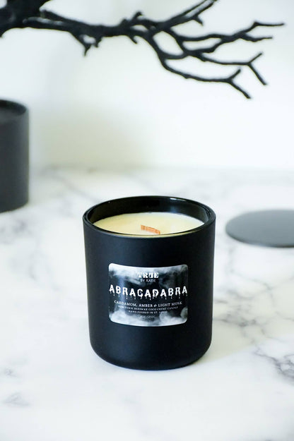 Cardamom Orange Candle - 8oz Beeswax Refillable – non toxic candle