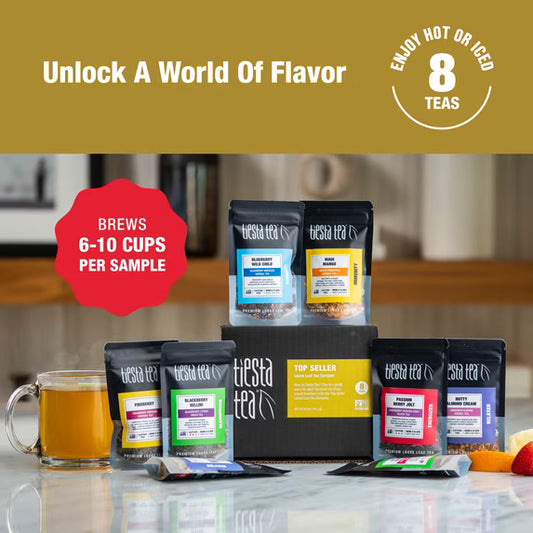 Tiesta Tea Favorites Loose Leaf Tea Sampler – 8 Blends