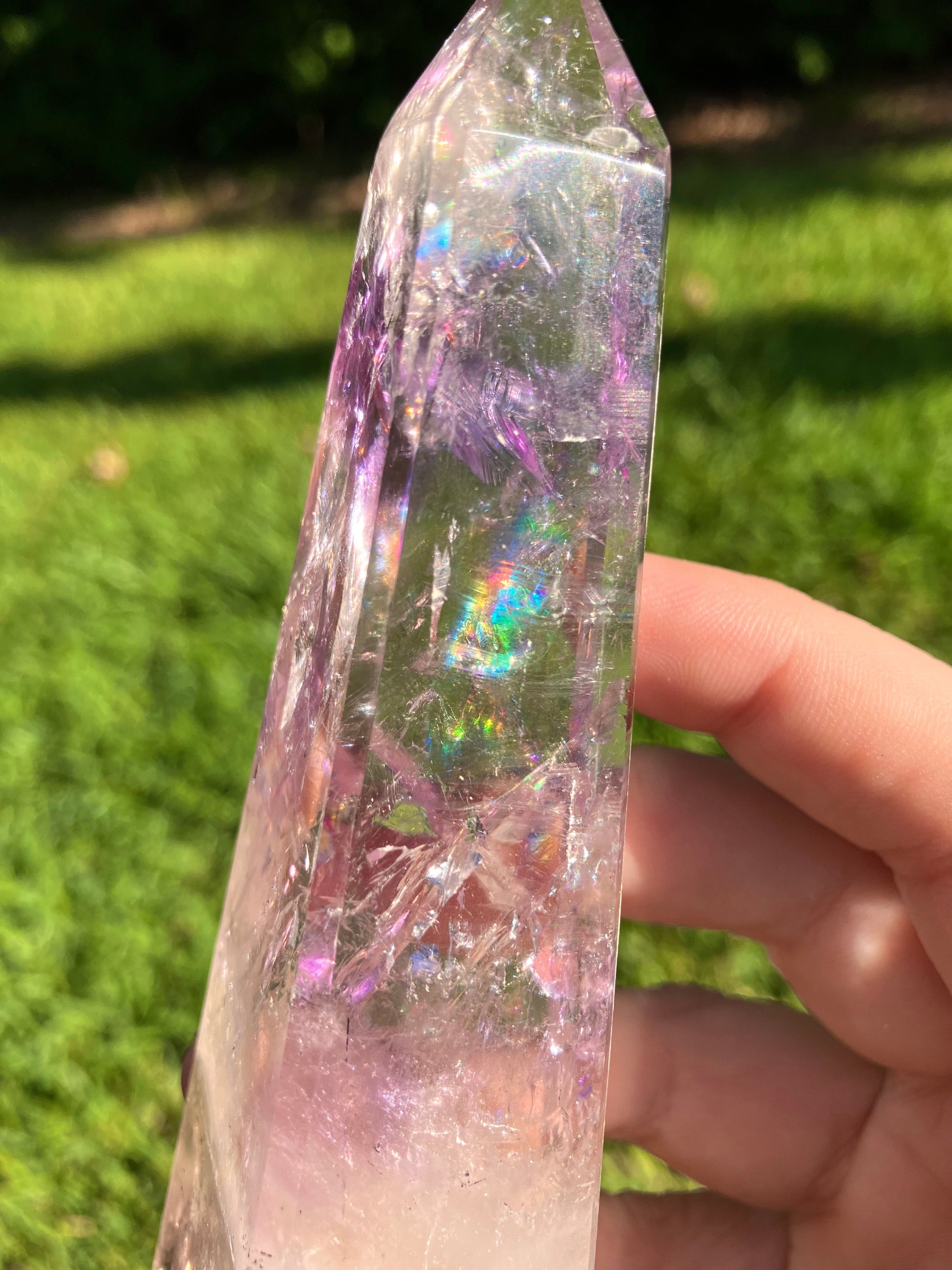 Phantom Amethyst Obelisk - High Quality - Brazil –