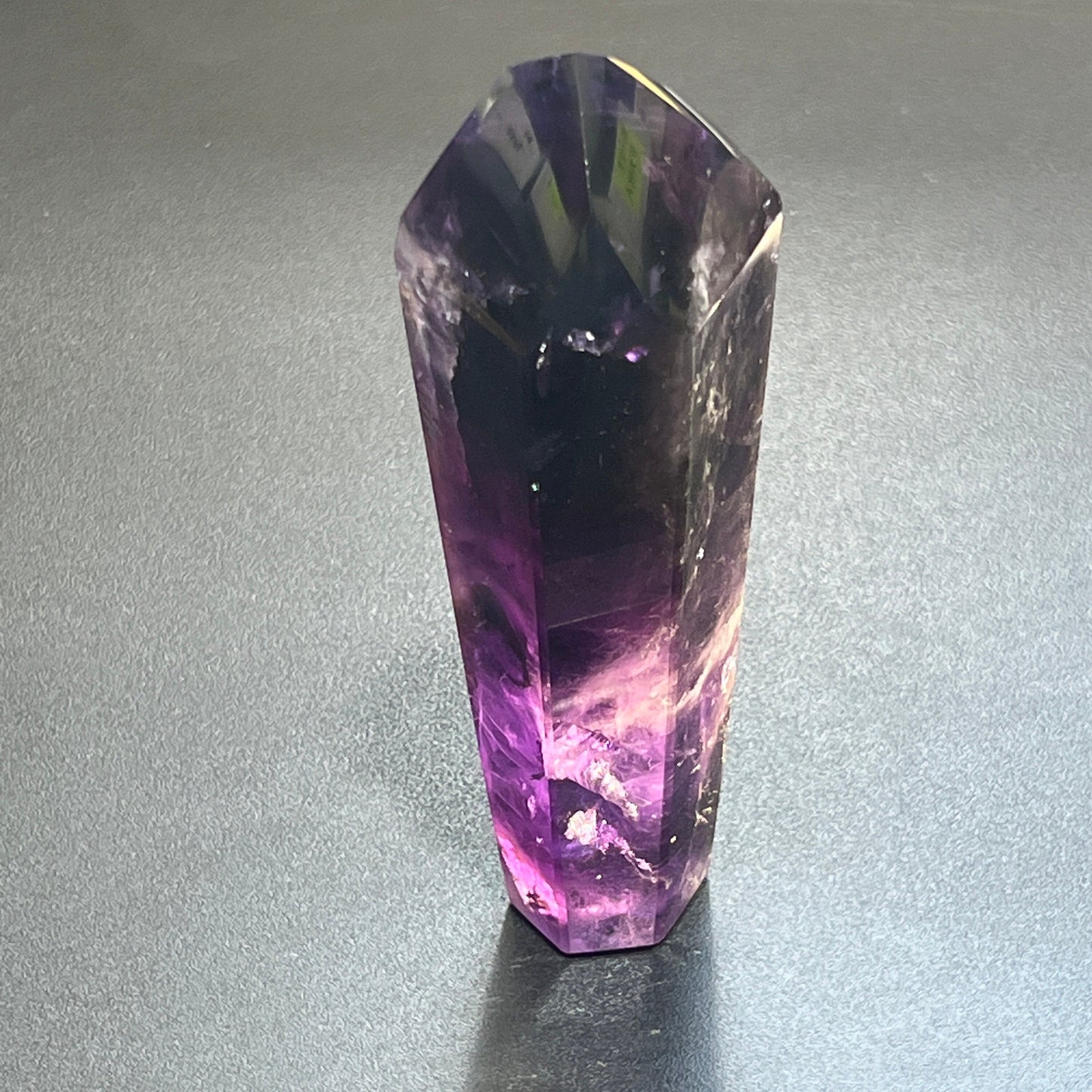 Large Extra Quality Dark Amethyst Crystal Faceted Scepter Point Standing Tower Staff Wand – Home & Living > Home Decor > Home Accents > Rocks & Geodes