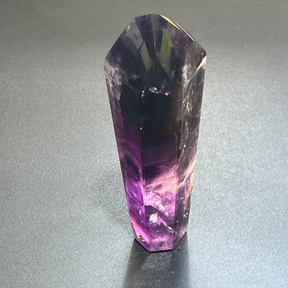 Large Extra Quality Dark Amethyst Crystal Faceted Scepter Point Standing Tower Staff Wand – Home & Living > Home Decor > Home Accents > Rocks & Geodes