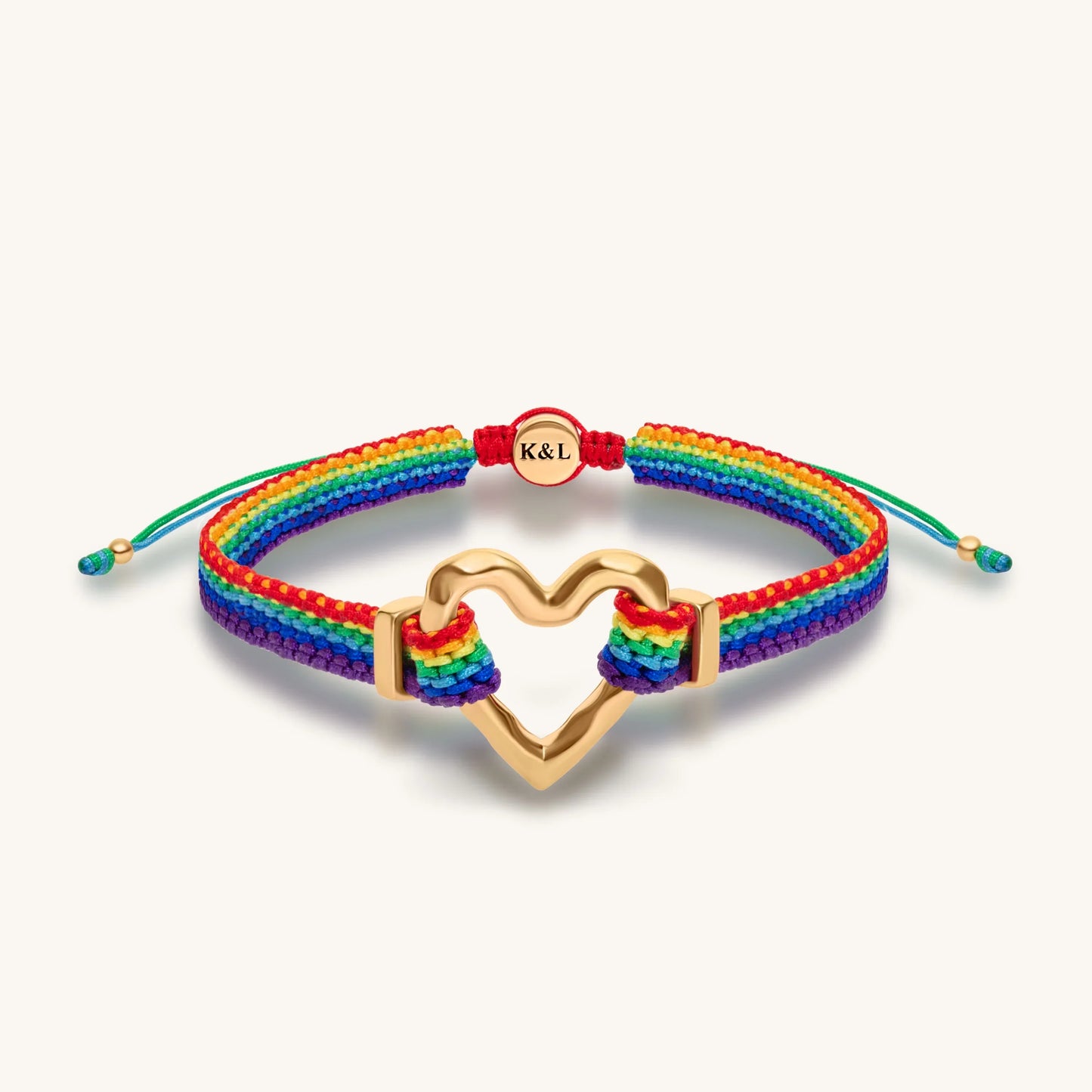 Soulful Connection Heart Rainbow Bracelet – Bracelets - Womens
