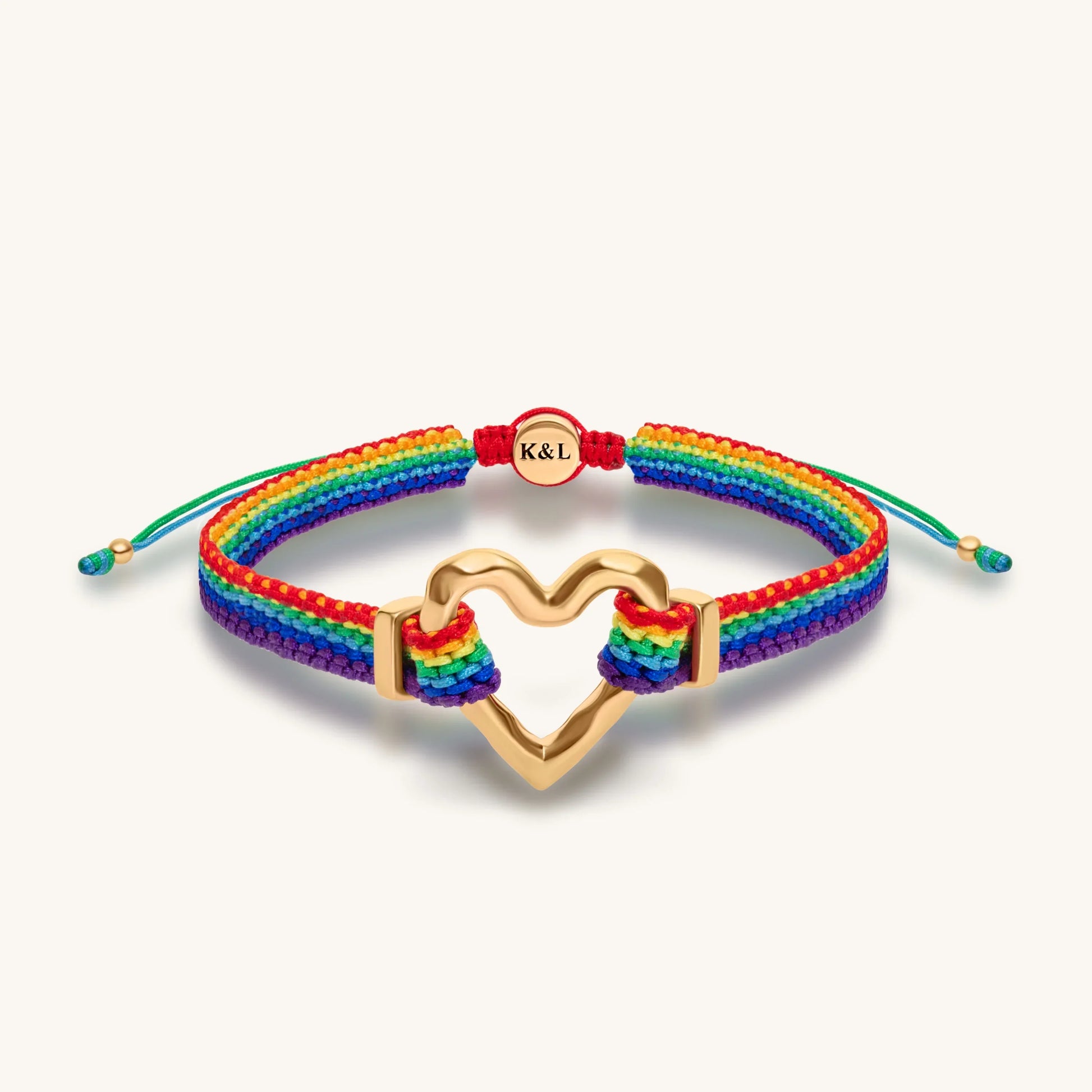 Soulful Connection Heart Rainbow Bracelet – Bracelets - Womens