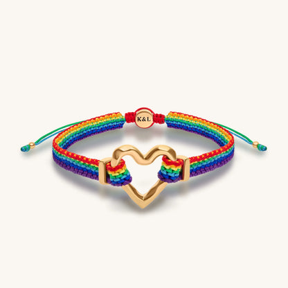 Soulful Connection Heart Rainbow Bracelet – Bracelets - Womens