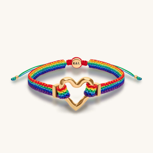 Soulful Connection Heart Rainbow Bracelet – Bracelets - Womens