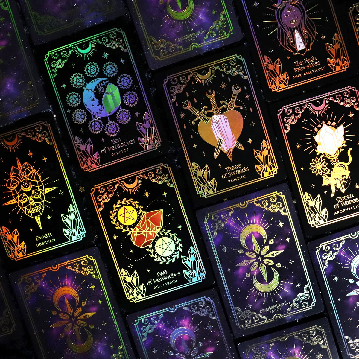 GOLD Crystalstruck Tarot© Card Deck –