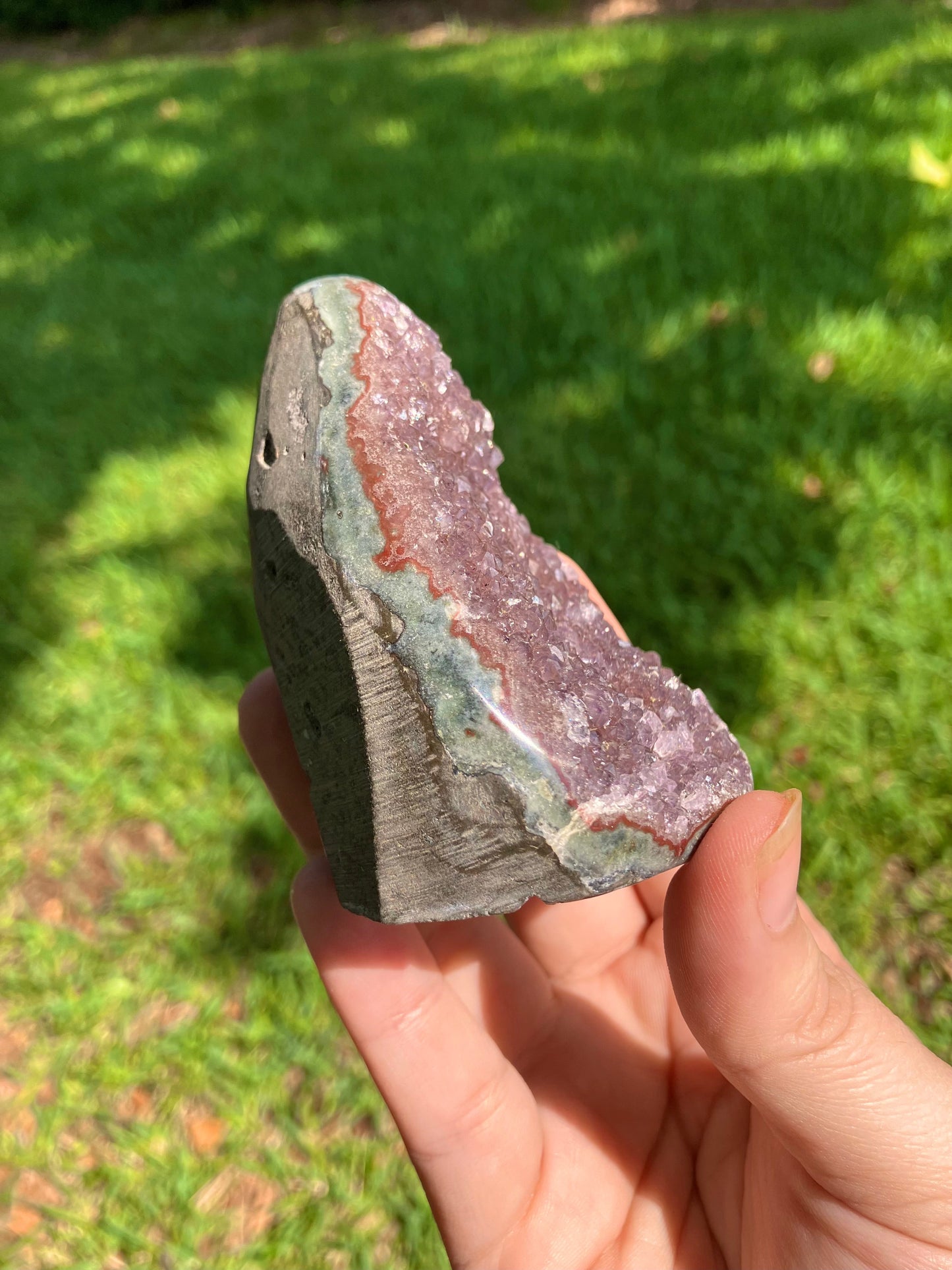 Rainbow Amethyst Cut Base –