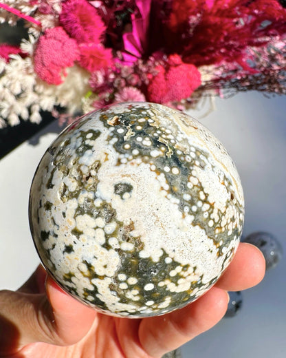 Ocean Jasper Sphere –