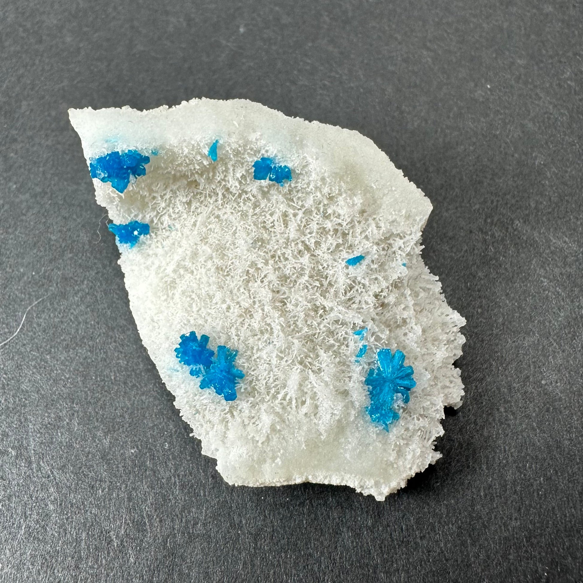 Cavansite Ball 'Floaters' on Stilbite MD – #1 Minerals