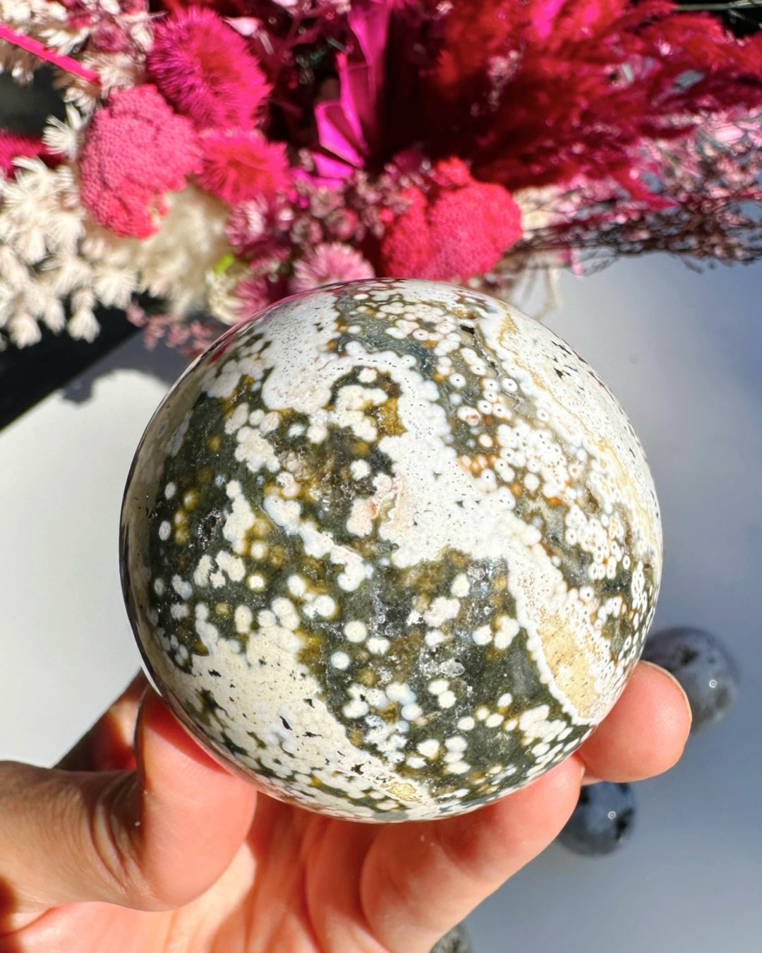 Ocean Jasper Sphere –