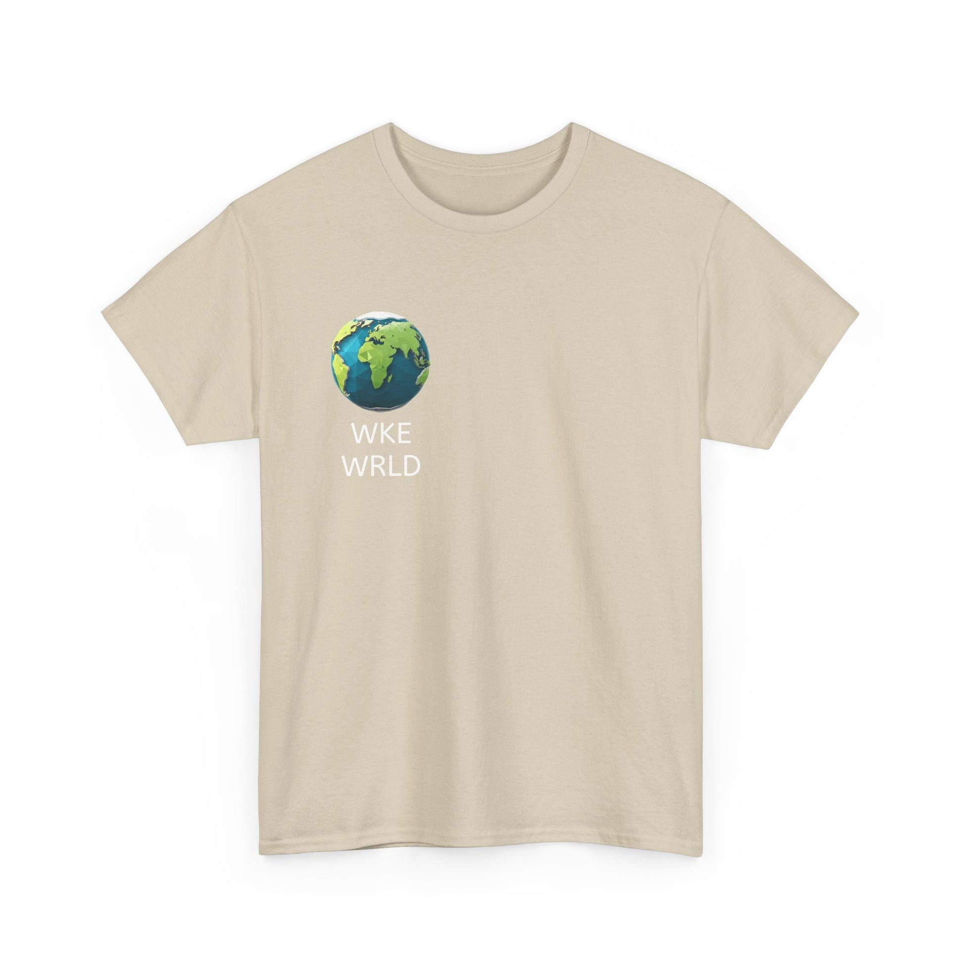 WKE WRLD Eco-Conscious Unisex Heavy Cotton Tee, Earth Day Gift, Nature Lover Shirt, Sustainable Fashion, Unisex Graphic Tee – T-Shirt