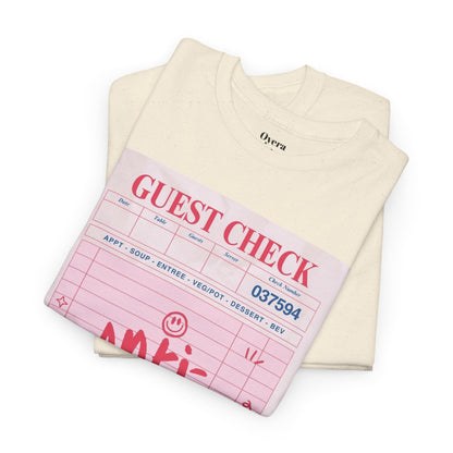 Anti-Social Graphic T-Shirt – Retro Guest Check Tee