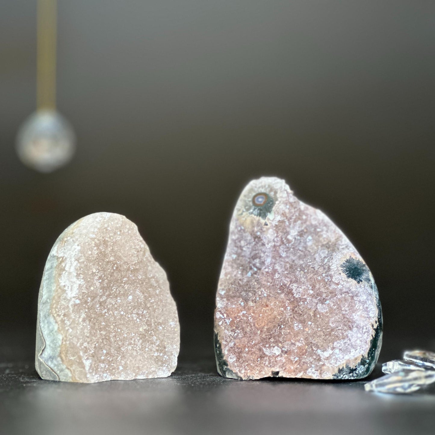 Rainbow amethyst set