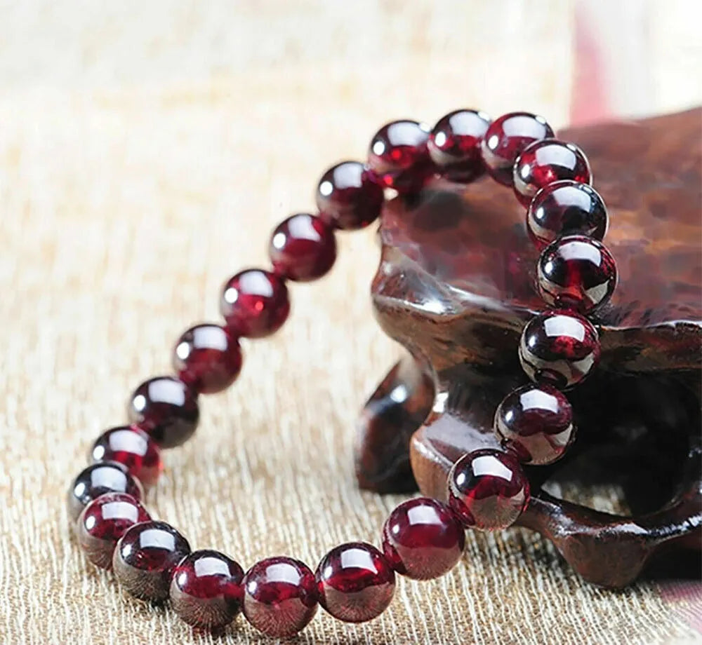 Natural Garnet Energy Revive Bracelet –