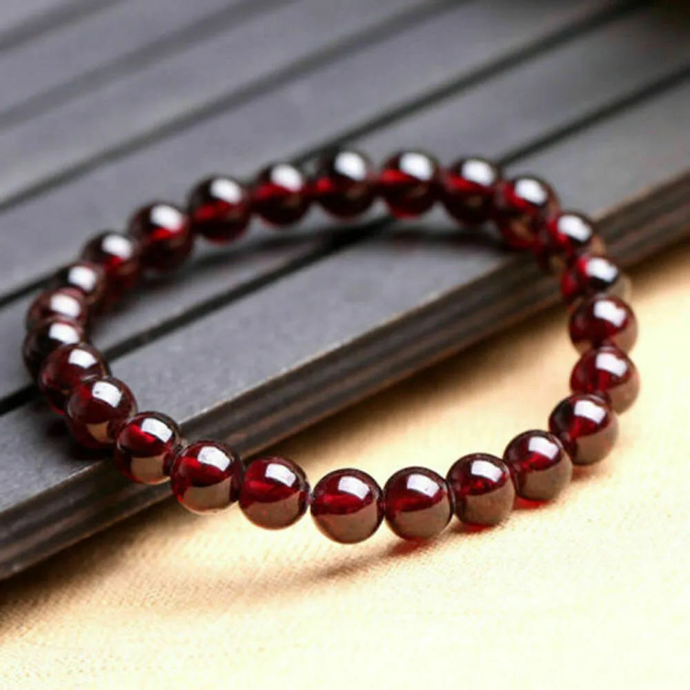 Natural Garnet Energy Revive Bracelet –