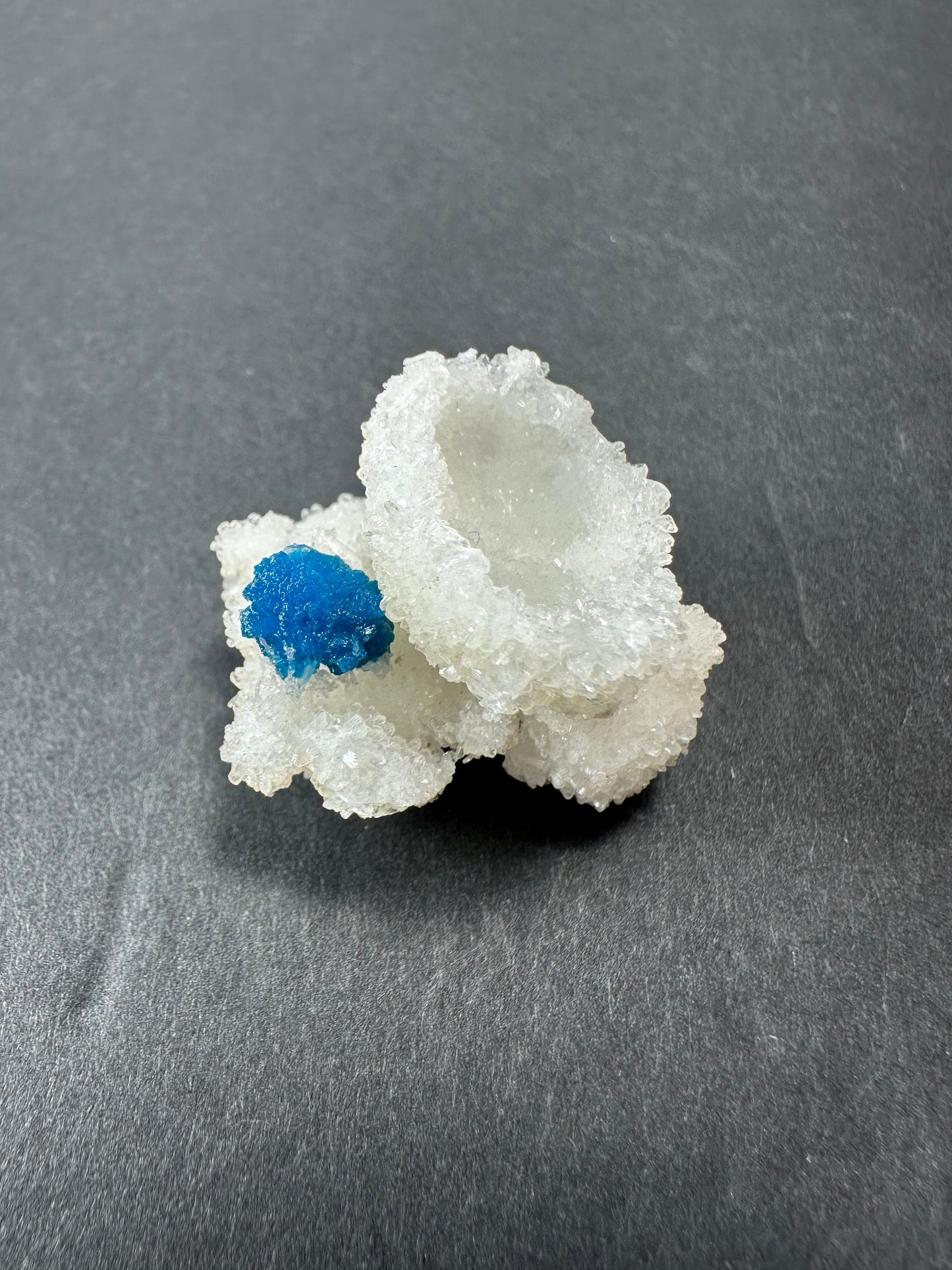 Cavansite Ball 'Floaters' on Stilbite MD – #11 Minerals