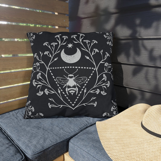 Celestial Bee - Outdoor Throw Pillows