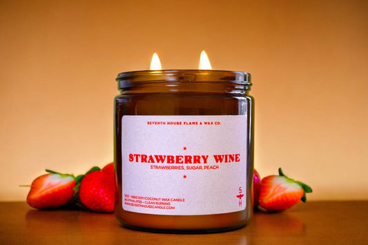 STRAWBERRY WINE - Strawberry, White Wine & Sugar –