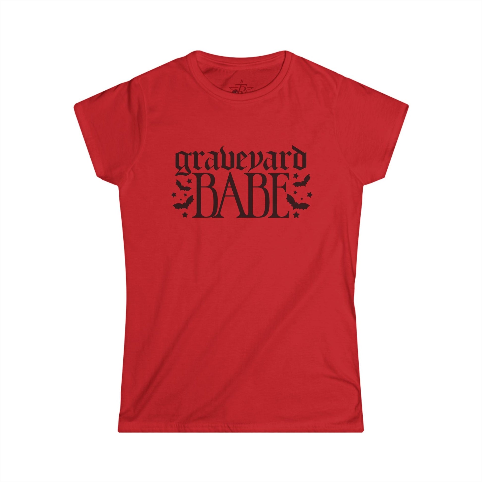 Graveyard Babe Tee – Red Graphic T-Shirt