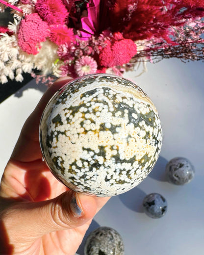 Ocean Jasper Sphere –