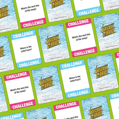 Lyrically Correct '90s & 2000s Pop Music Trivia Card Game