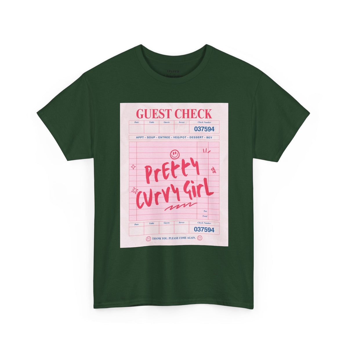 Pretty Curvy Girl Graphic T-Shirt | Body-Positive Tee