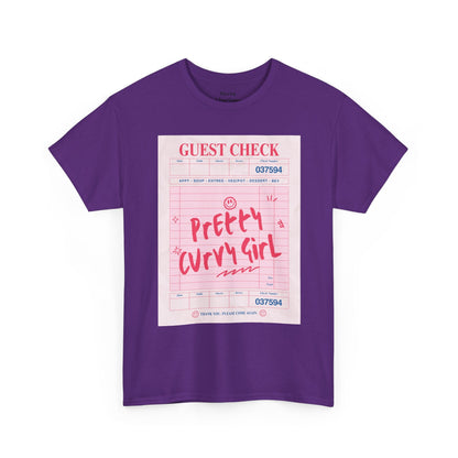 Pretty Curvy Girl Graphic T-Shirt | Body-Positive Tee